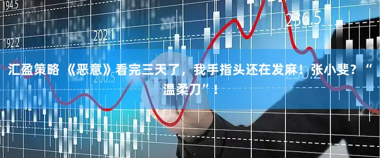 汇盈策略 《恶意》看完三天了，我手指头还在发麻！张小斐？“温柔刀”！