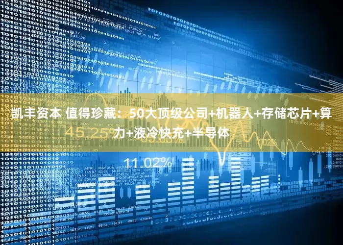 凯丰资本 值得珍藏：50大顶级公司+机器人+存储芯片+算力+液冷快充+半导体
